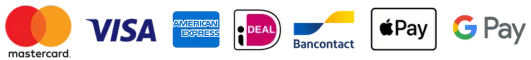 Secure payment methods accepted: Visa, Mastercard, PayPal, Crypto and Apple Pay