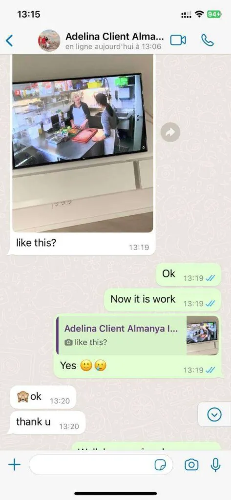 WhatsApp verification of 4K sports streaming stability